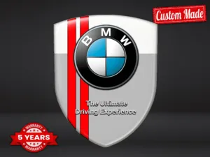 BMW Silikonembleme Auto Professionell Anpassbar Robust